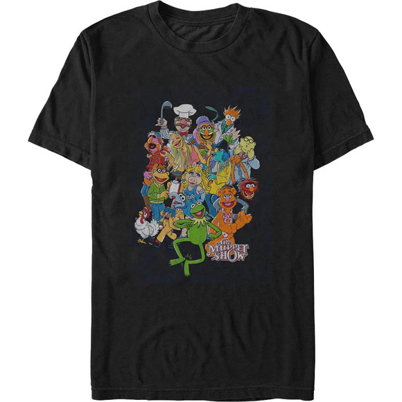 Retro Cast Photo Muppets Tshirt - Picture 1 of 4